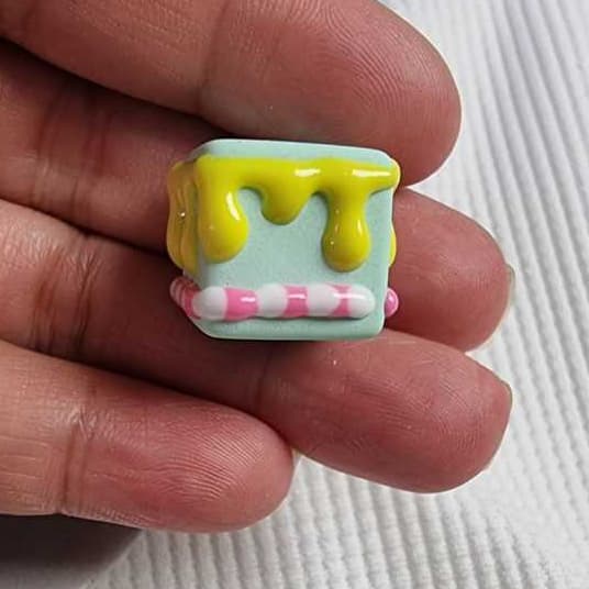 Beads Mote Manil Lukis Painting Full Premium Cake Kotak Leleh 8