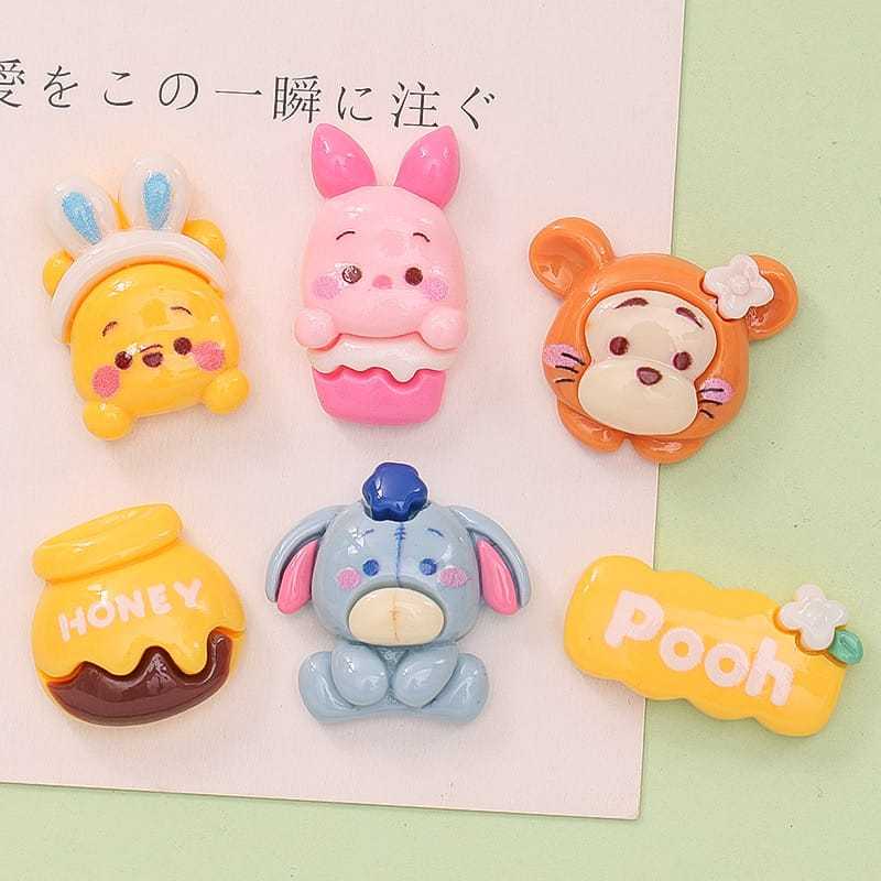Clay 1set Disney Pooh Belum Lobang Bisa Request