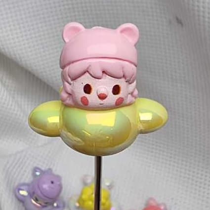 Beadshhoven Manik Mote Beads Uv Pesawat Popmart Dimoo And Friends 3